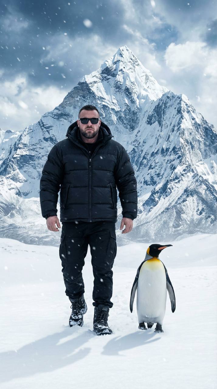 Фото с пингвином
