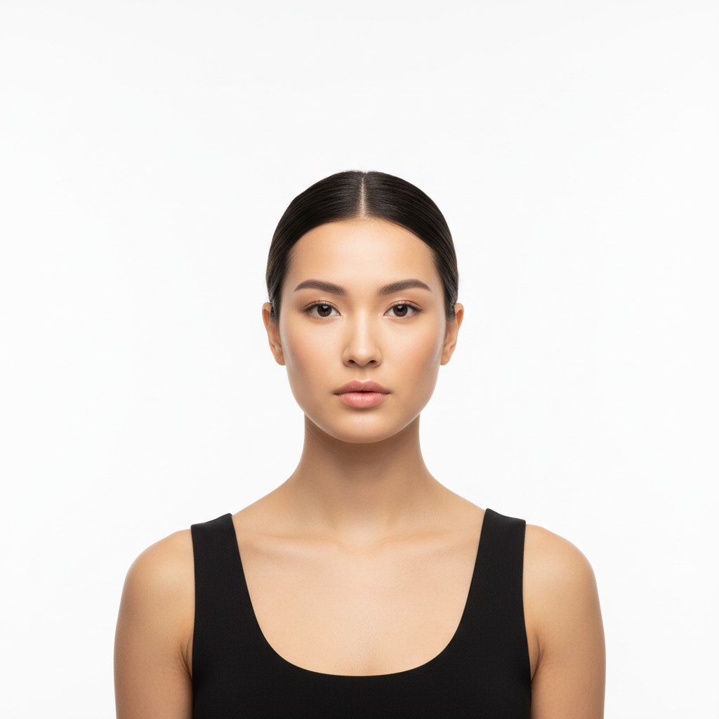 AI-генерация: минималистичный портрет